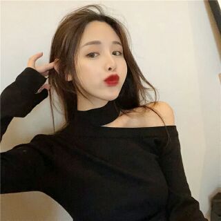 Áo len hở vai quảng châu