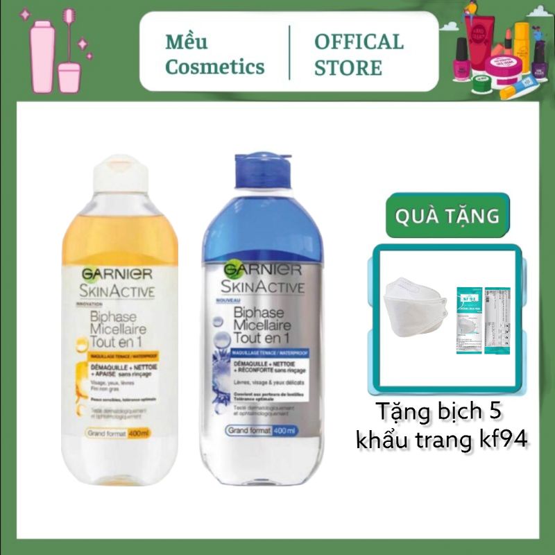 NƯỚC TẨY TRANG GANIER 400ML - Bản Pháp