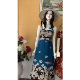 Đầm 2 dây bảng