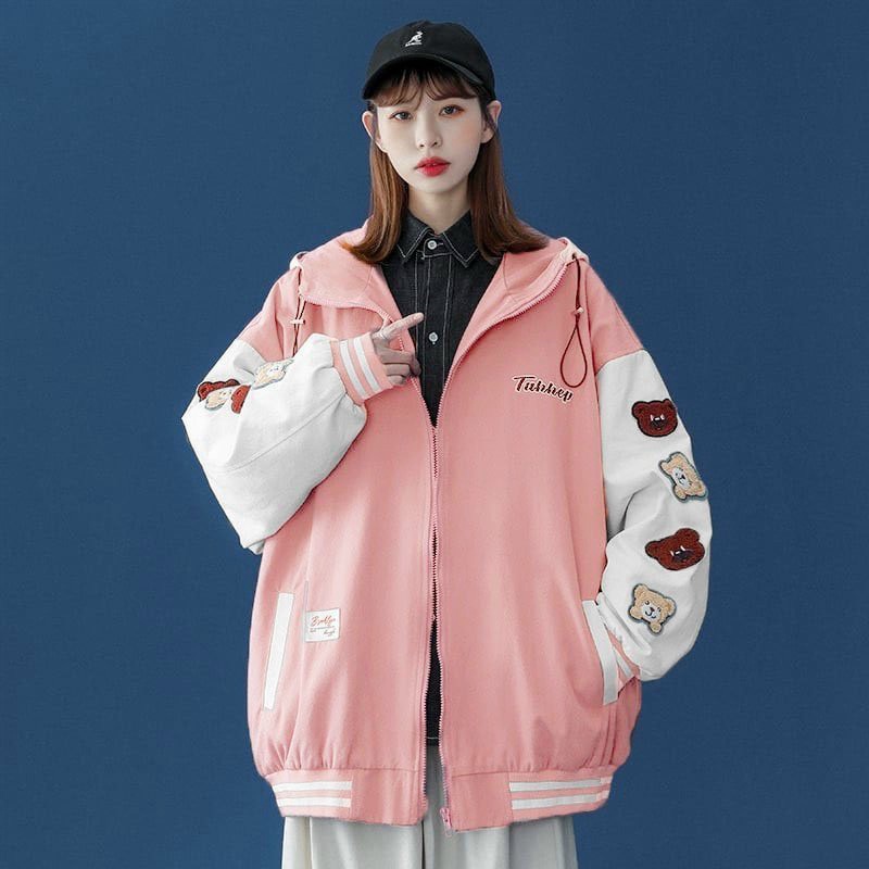 (FREE SHIP) ÁO KHOÁC NỮ PHỐI HỌA TIẾT SIÊU  XINH  THỜI TRANG PHONG CÁCH SÀNH ĐIỆU TK 2022