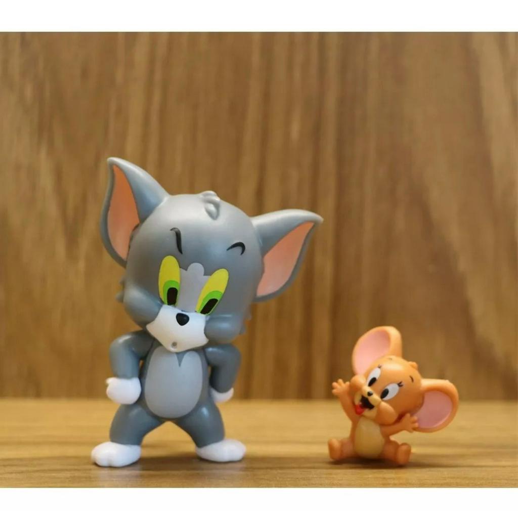 Mô hình đôi bạn thân Tom và Jerry super cuteeee 💛