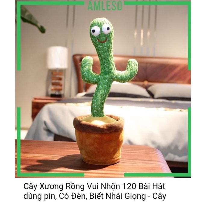 Cây xương rồng biết nói nhảy múa nhái theo giọng