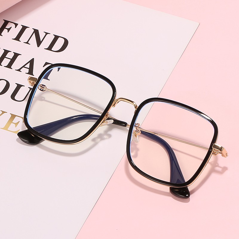 Gọng kính kim loại chống tia sáng xanh thời trang Hàn Quốc
