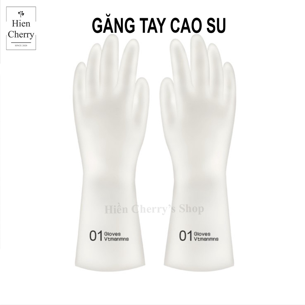 Găng tay cao su con hươu, găng tay rửa bát chất liệu cao su tự nhiên, siêu bền siêu dai, bảo vệ da tay