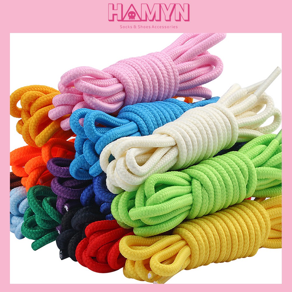Dây Giày Thể Thao Tròn Độ Dài 120cm Cho Giày Boots Bảng 2 - HAMYN