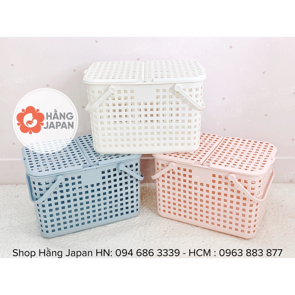 Làn nhựa INOCHI (46*31*32) siêu lớn đựng đồ đi sinh cho mẹ và bé xinh xắn