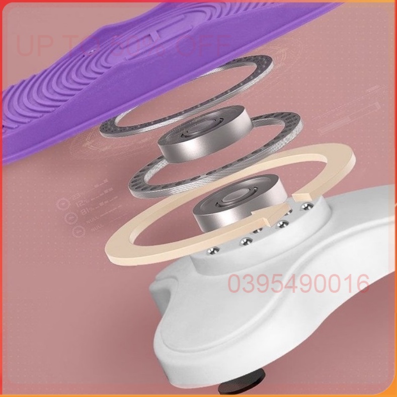 Đĩa xoay eo tập thể dục tại nhà, Dụng cụ AEROBIC 360 độ loại tốt tập cơ bụng cho eo thon và phòng gym
