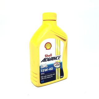 Nhớt xe số SHELL ADVANCE AX5 15W40 800ML/1L