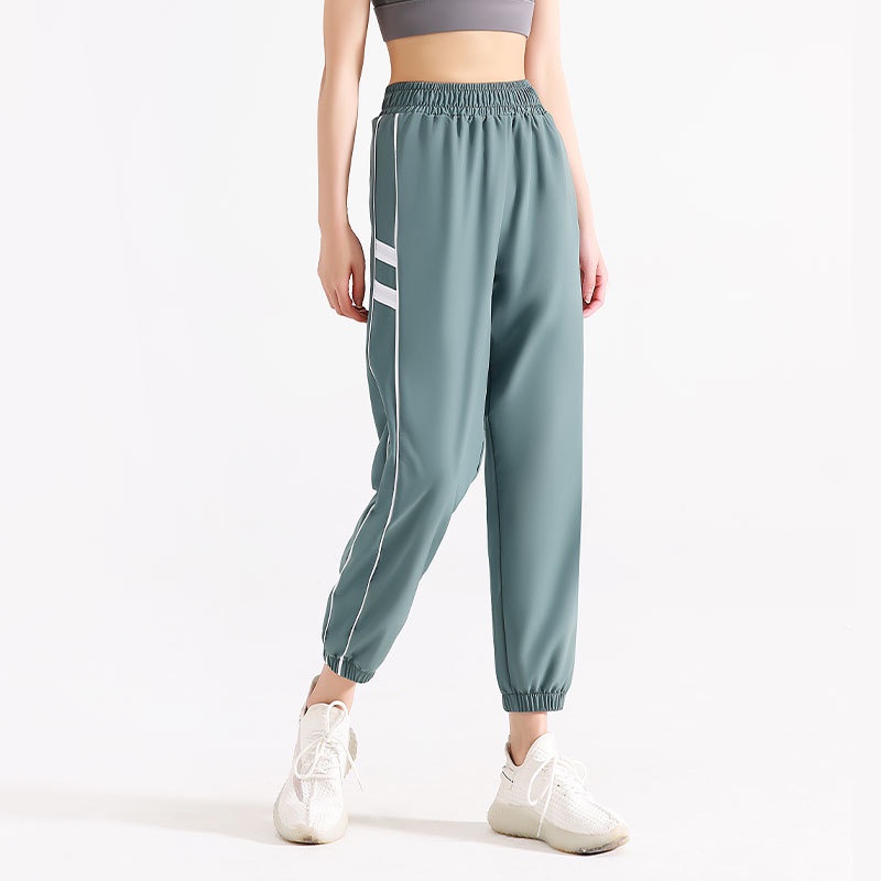Quần Jogger Thể Thao Nữ Louro QL105, mẫu quần joker tập gym nữ phối 2 màu, phù hợp tập thể thao, gym, zumba, chạy bộ