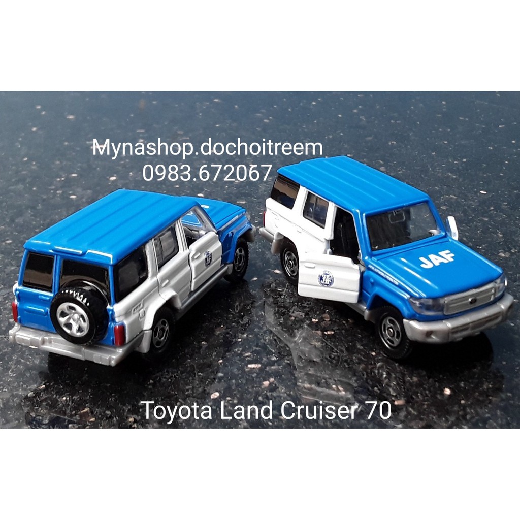 Xe mô hình tĩnh tomica không hộp - Toyota Land Cruiser 70 - JAF