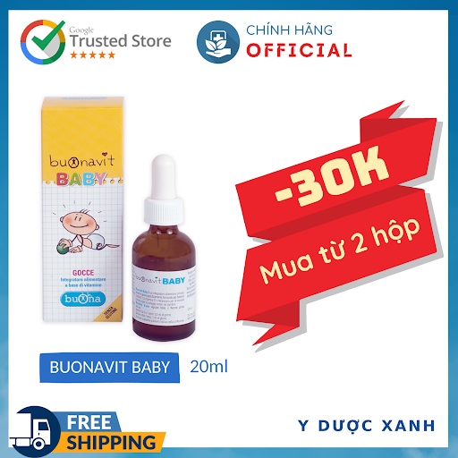 Mua [Chính Hãng] BUONAVIT BABY, 20ml, Bổ sung vitamin tổng hợp cho bé, trẻ em - Y Dược Xanh