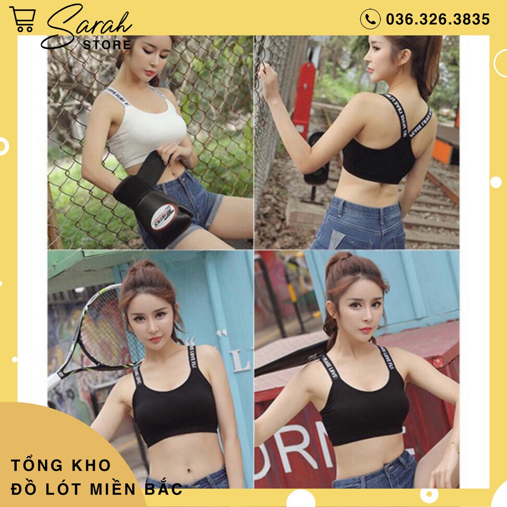 Áo Tập GYM Nữ Dây Chữ Thiết Kế Trẻ Trung Năng Động 5403 | BigBuy360 - bigbuy360.vn