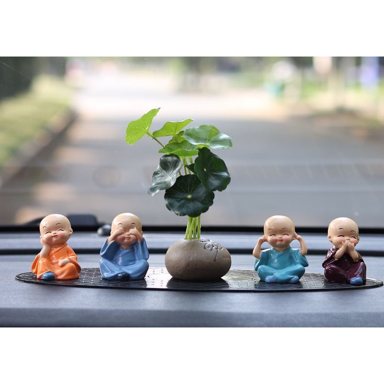 Set tượng tứ không trang trí taplo ô tô, táp lô xe hơi - Dũng An Shop