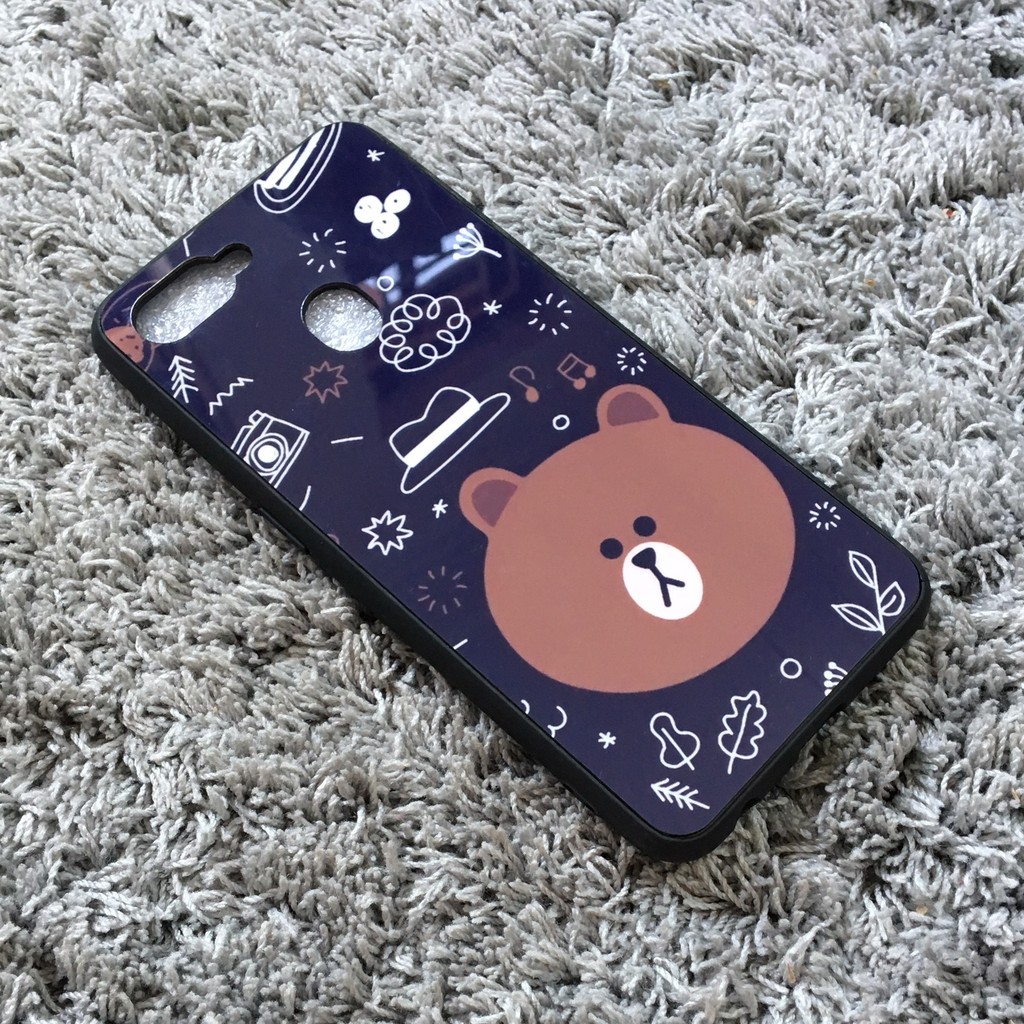 Ốp lưng cho Oppo F11/F11pro/F9/F7/F5/F3/F1s/A3s/A1k/A5S/A83 lưng phủ bóng hình cute