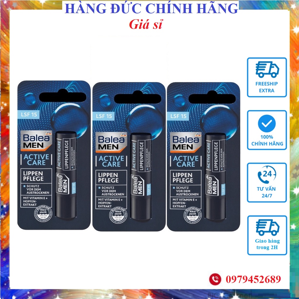 Son dưỡng môi Balea -Men chuyên sâu - Hàng Đức