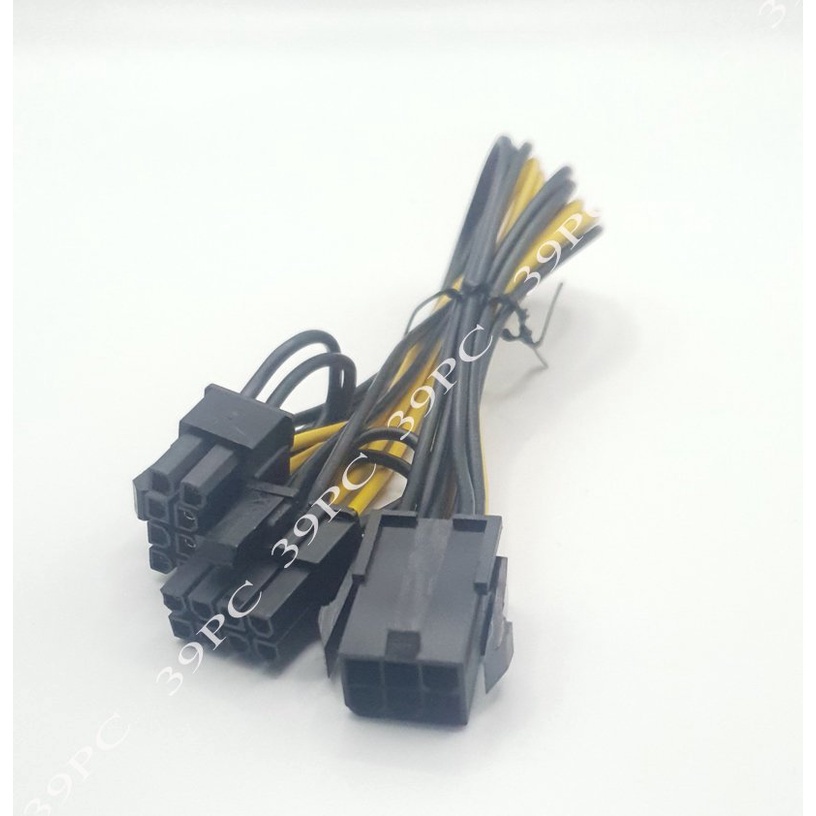 bền☃Cáp Chuyển Đổi/ Cáp Chia Nguồn Vga Pci-E 6-pin Sang 2x 8-pin/ 6 Pin ra 2 Đầu 8 Pin/ 6 Pin ra 2 X 8 Pin (6+2)
