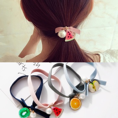 dây cột tóc hoa quả
