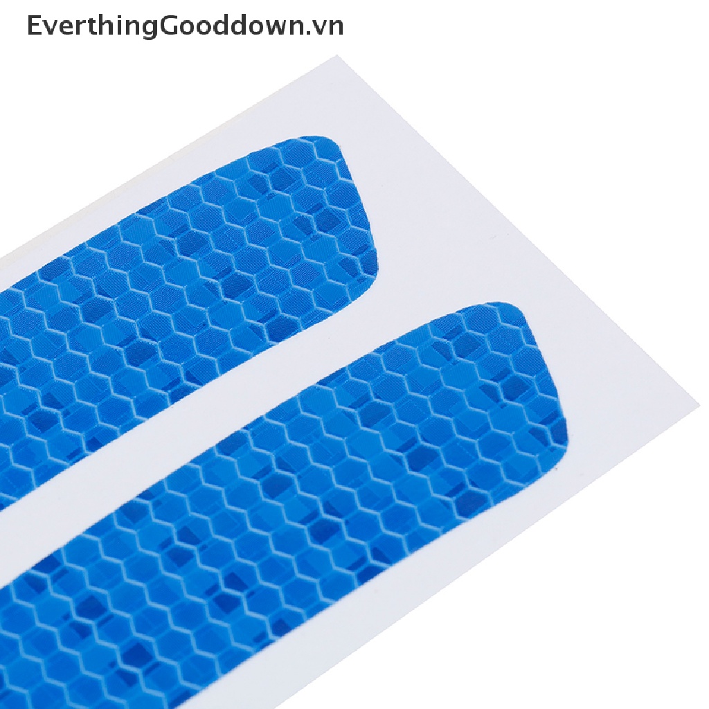 Everthinggooddown 2 Miếng Dán Phản Quang Cảnh Báo Cản Sau Xe Hơi