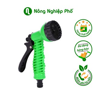 Vòi xịt nước tưới cây, rửa xe, phun sương đa năng (7 trong 1) kèm cút nối chuyển nhanh 20-16