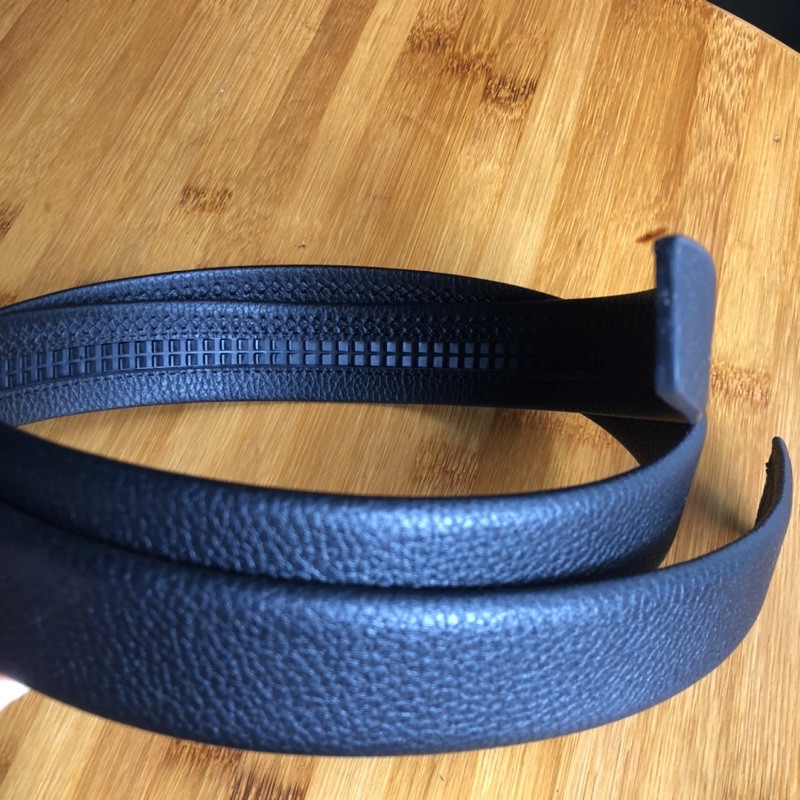 Dây thắt lưng nam lẻ không mặt da bò