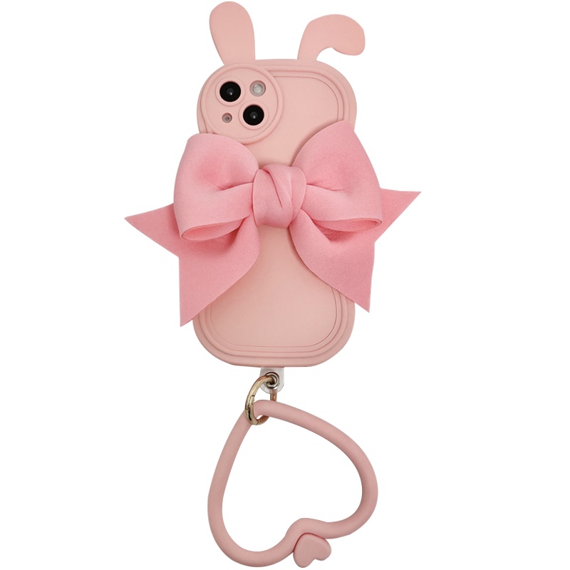 Ốp Điện Thoại Hình Tai Thỏ Dễ Thương Cho IPhone 14 14Pro 14ProMax 13 13Pro 13ProMax 12 12Pro 12ProMax 11 11Pro 11ProMax XSMax XR X XS