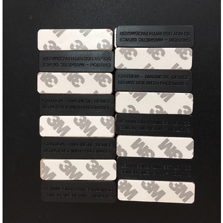 Nam châm bảng tên 3 nút siêu hút 45x13mm