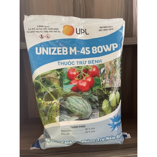 THUỐC BỆNH UNIZEB M-45 80WP - Mancozeb xanh 1kg