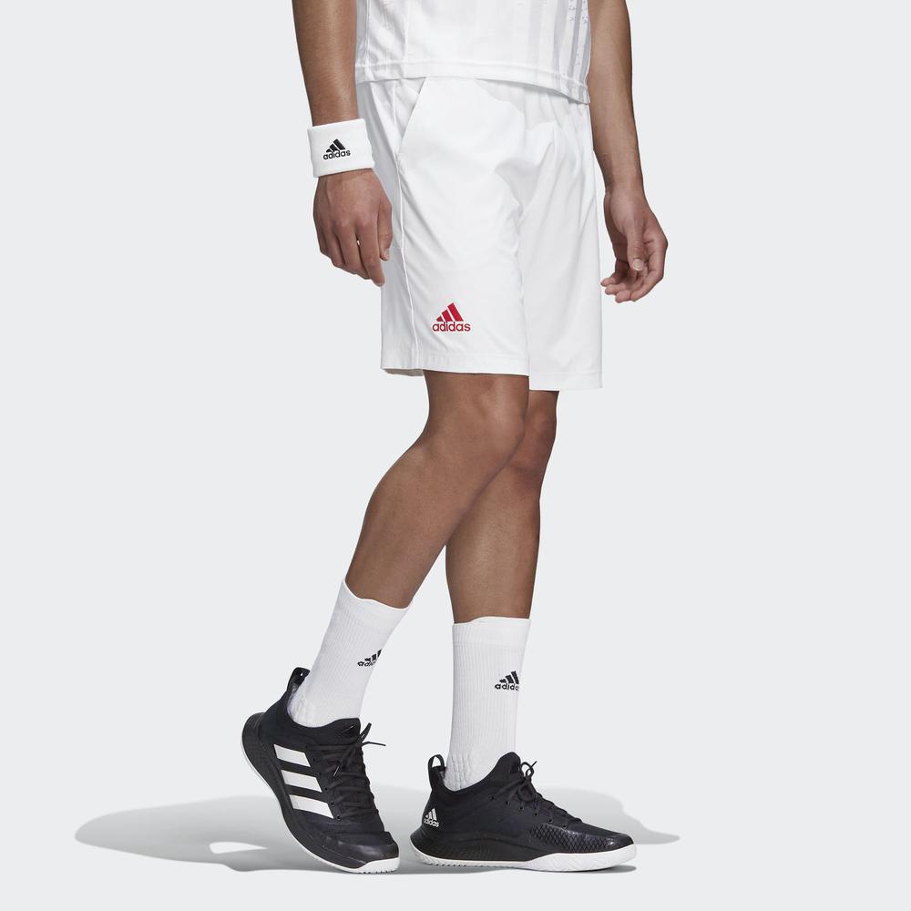 Quần Ngắn adidas TENNIS Nam ERGO TENNIS SHORTS ENGINEERED Màu trắng FR4319