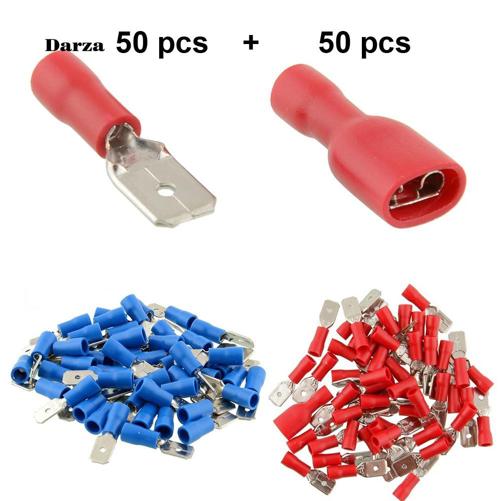 Bộ 50 cặp đầu kẹp dây điện cách nhiệt