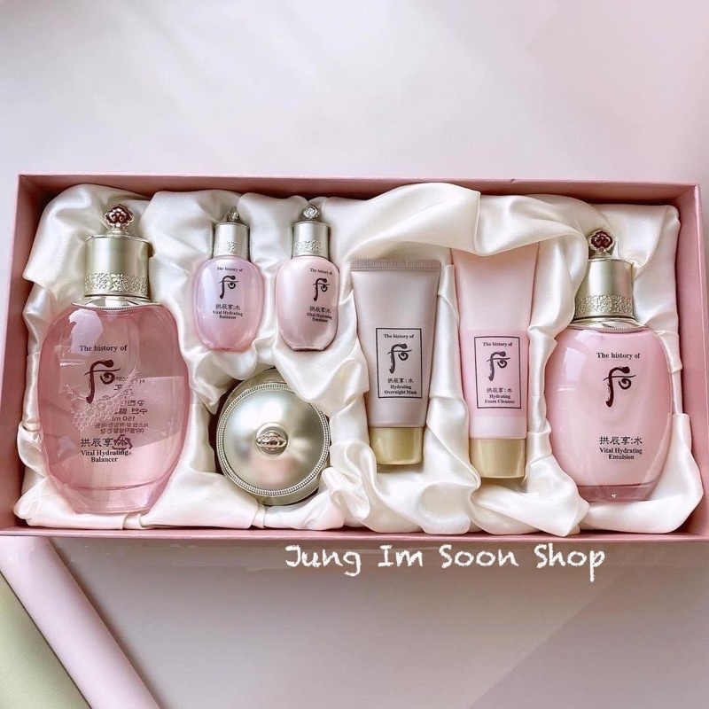 Set Dưỡng Ẩm➖Sáng Da ➖Whoo Hydrating Soo Yeon Moisture Skin Care Set