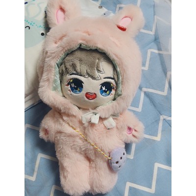 Bộ thú liền thân bông mịn cho doll 10cm 15cm 20cm