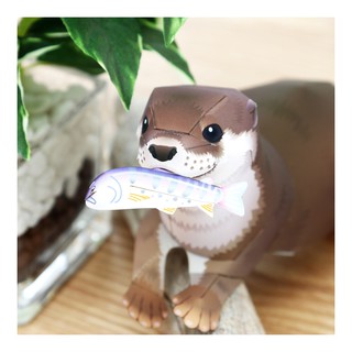 Mô hình giấy động vật Rái cá