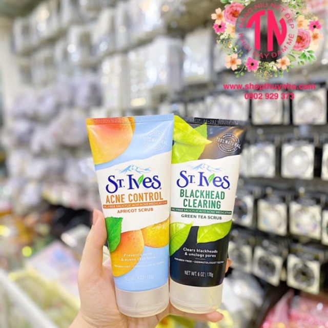 Sữa rửa mặt tẩy tế bào chết St Ives- 170g