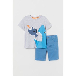 Set quần áo cá HM H&M size 1.5-2y_hàng chính hãng Mỹ