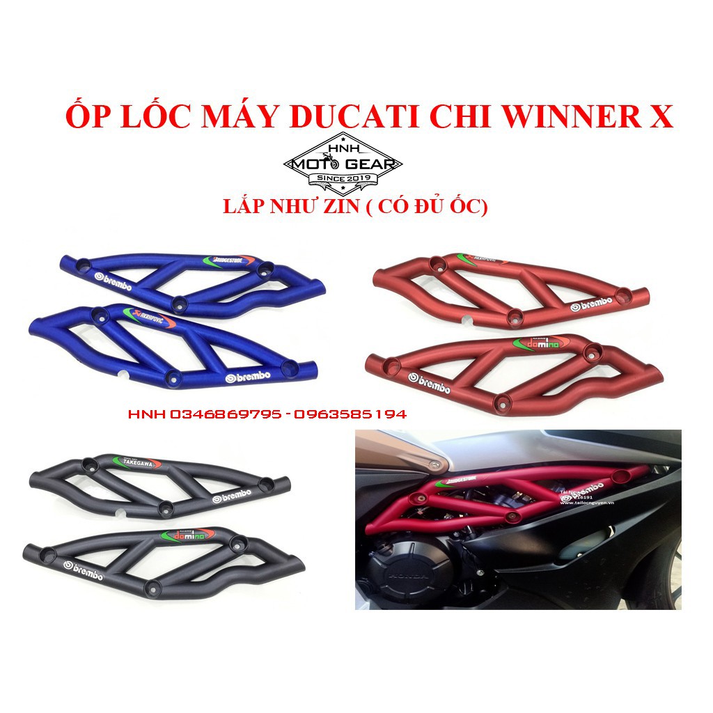 Ốp Lốc Máy Kiểu Ducati Winner X