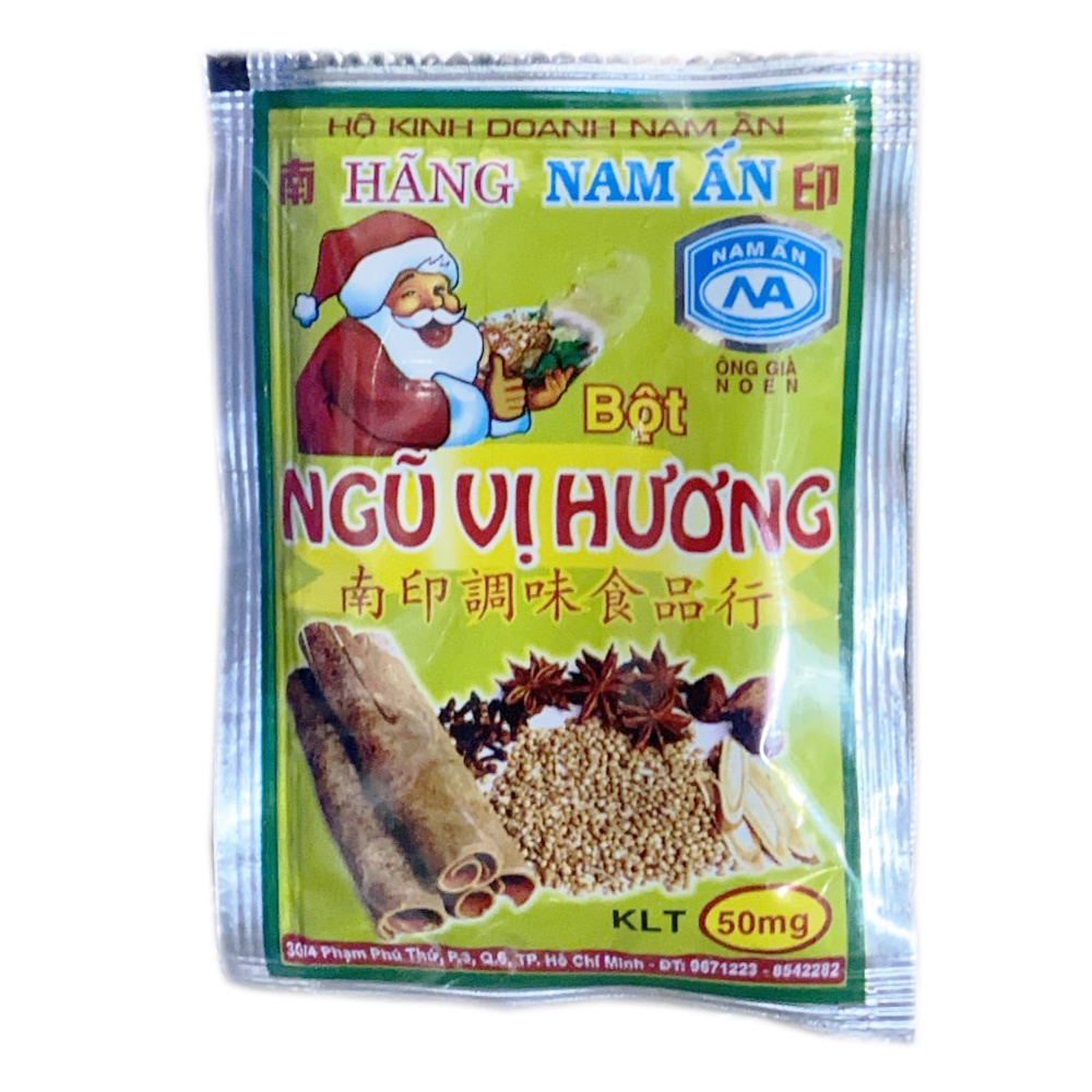 Lốc 100 gói Ngũ vị hương Nam Ấn 5g