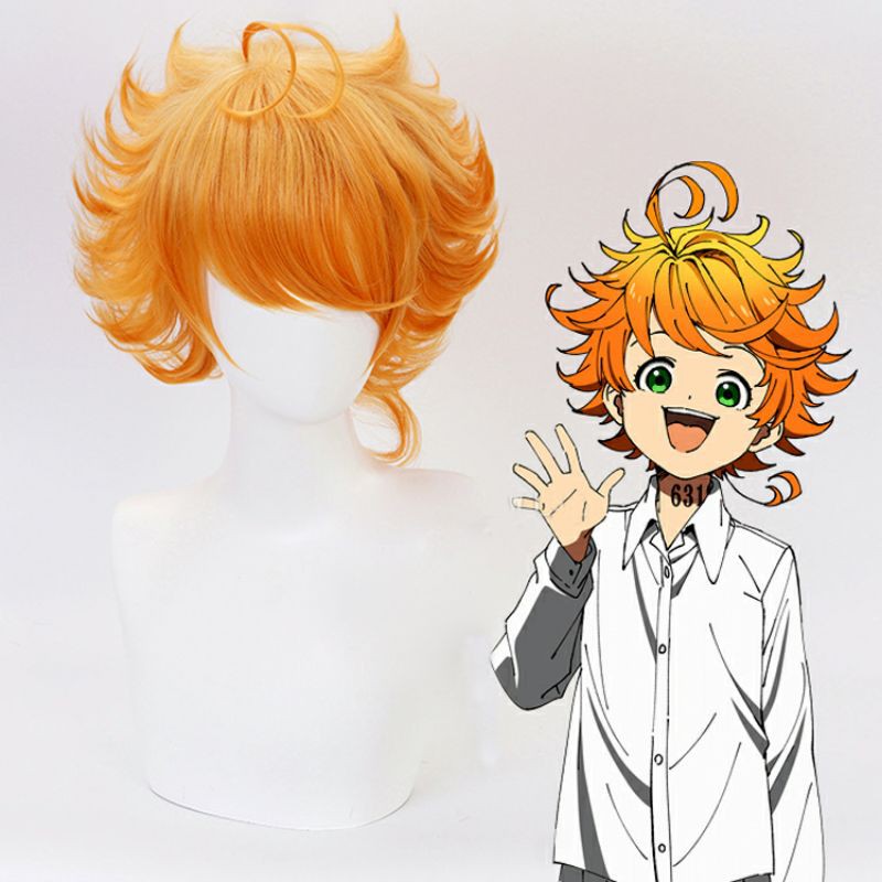 [Sẵn] Wig/tóc giả cosplay Emma - The Promised Neverland: Miền Đất Hứa (Identify V) [Miu Cosplay]