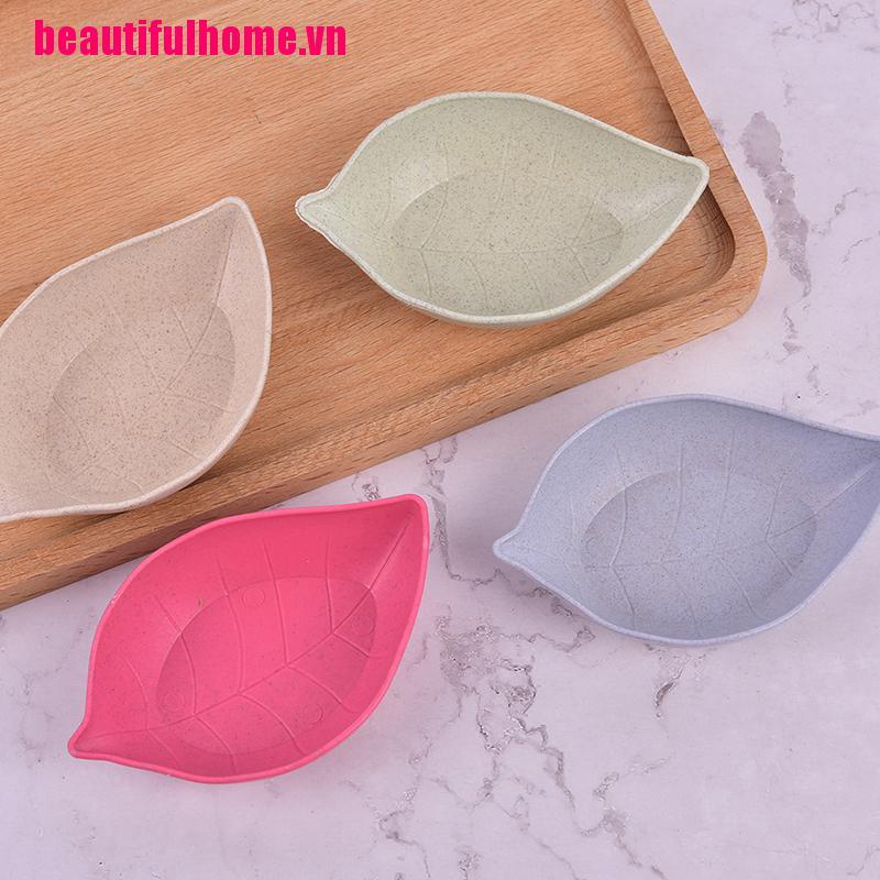Hộp Đựng Nước Sốt / Gia Vị Hình Chiếc Lá Bằng Lúa Mì Nhỏ
