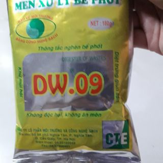 Combo 10 gói men xử lý bể phốt dw.09