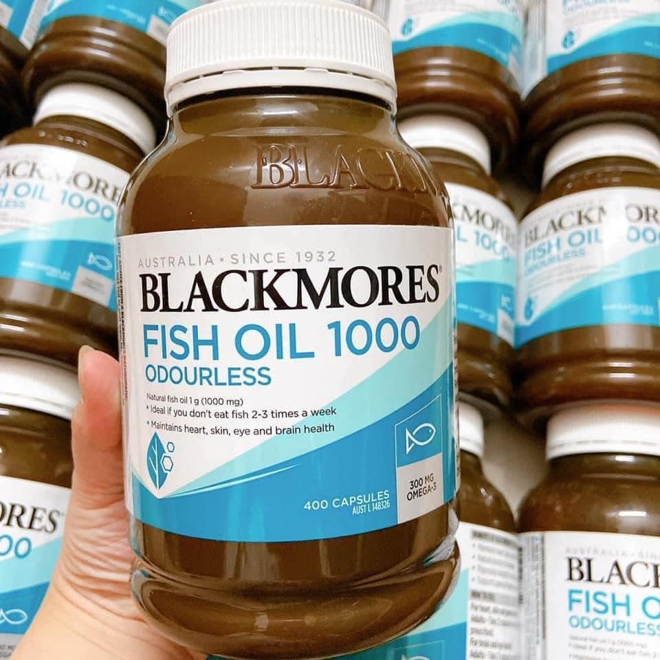 DẦU CÁ BLACKMORES FISH OIL 1000mg, 200 VIÊN.