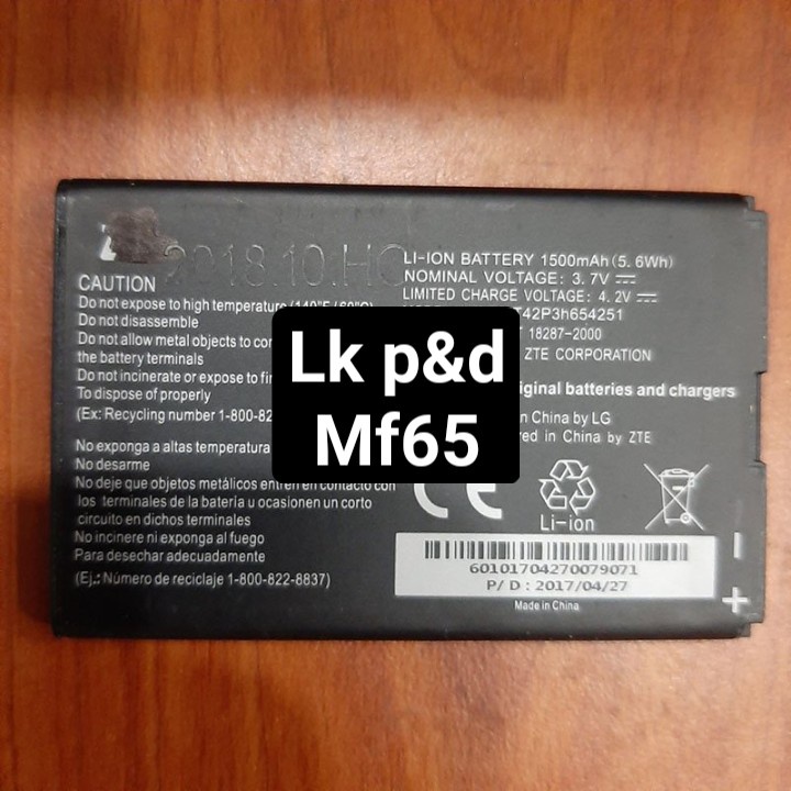 Pin cho thiết bị phát wifi 3G 4G MF65