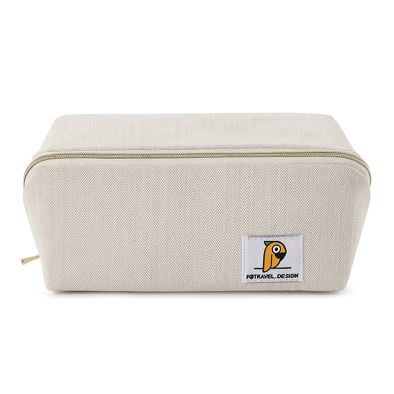 Túi Đựng Đồ Trang Điểm Chống Thấm Nước Sức Chứa Lớn Có Khóa Kéo Tiện Dụng Khi Đi Du Lịch