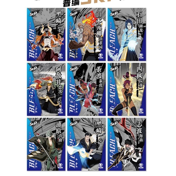 Bộ Sưu Tập Thẻ Bài Anime Nhật Bản Bleach