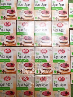 Bột Agar Agar hữu cơ Ruf [mẫu mới 2020 của hãng]