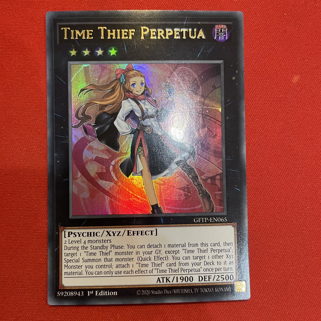 [EN-JP][Thẻ Bài Yugioh Chính Hãng] Time Thief Perpetua