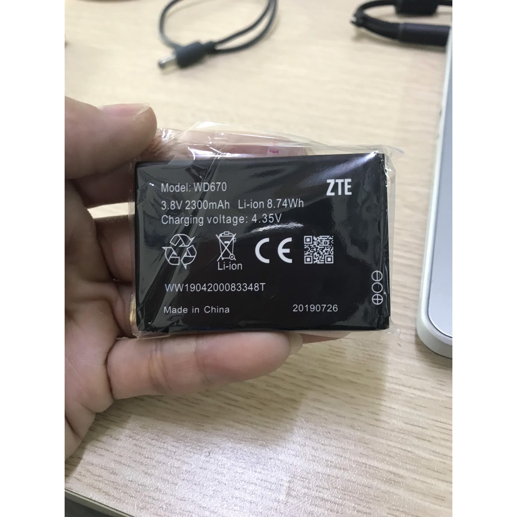 Pin Thay Thế Cho Bộ Phát Wifi ZTE MF673 và ZTE WD670 - Chính Hãng ZTE | BigBuy360 - bigbuy360.vn