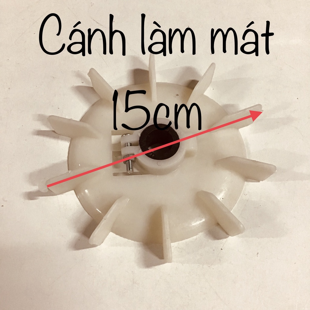 Cánh quạt gió làm mát moteur 150mm cốt 16-19-22