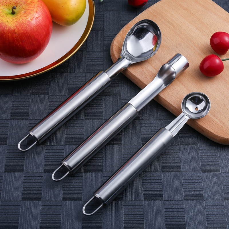 Muỗng Múc Kem/Trái Cây Bằng Thép Không Gỉ