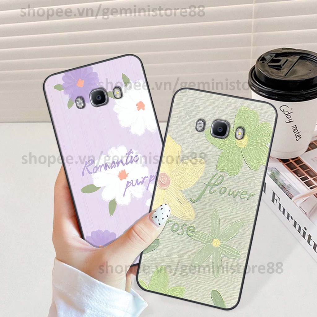 Ốp Samsung J5 / J7 2016 / J510 J710 in hình hoa lá nhiều màu sắc siêu đẹp, siêu xinh, siêu cá tính