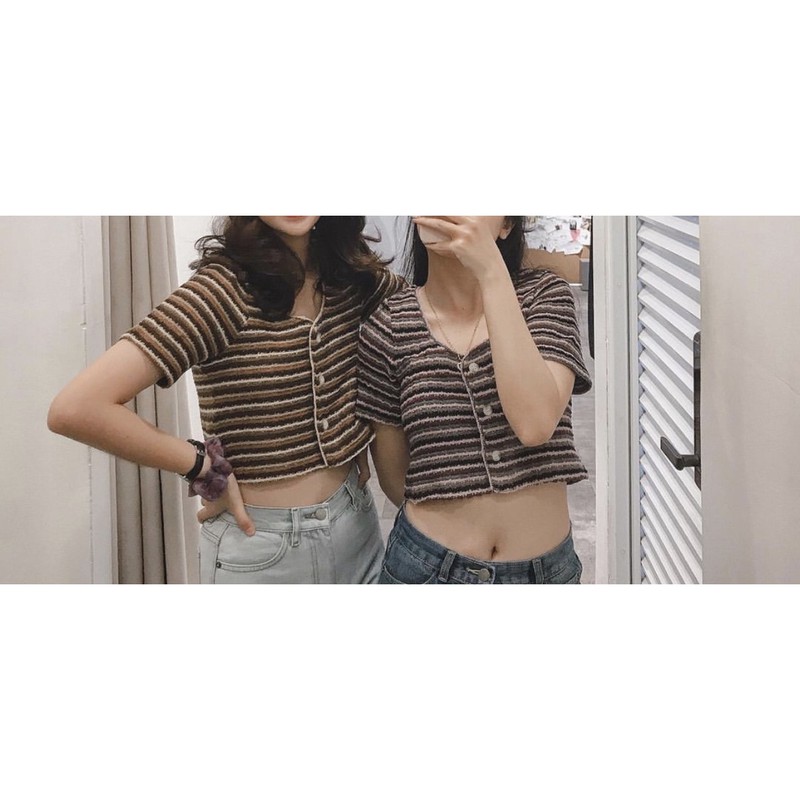 ÁO LIBE LEN MÀU NÂU SIZE M